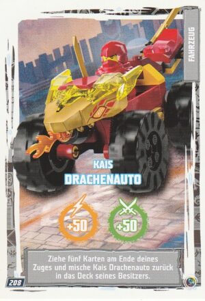 208 - Kais Drachenauto - Fahrzeugkarte